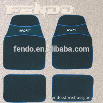 Wholesale universal carpet rubber car mat pvc car floor mat car foot mat
